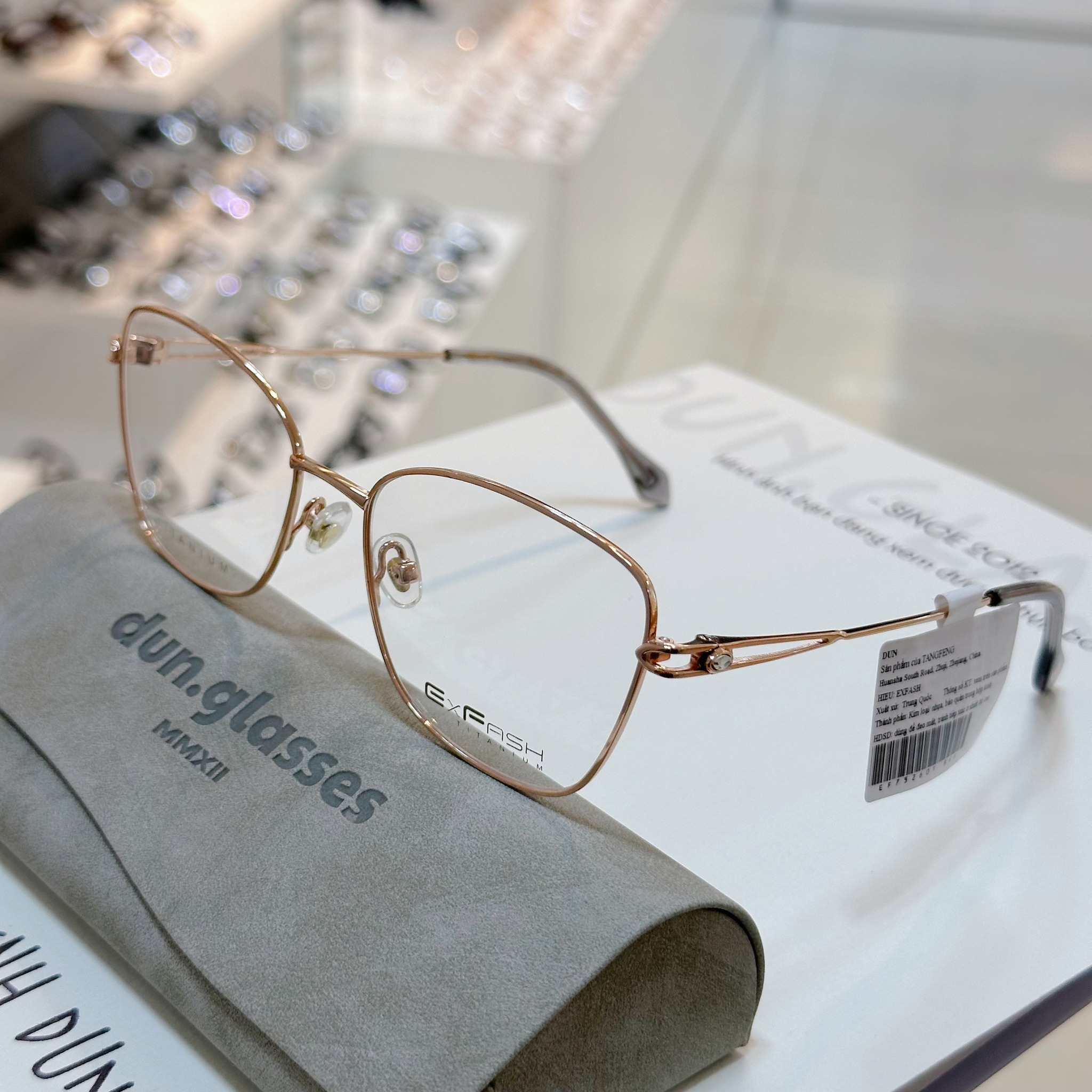Mắt kính titanium Exfash EF 75260 - Ảnh 5