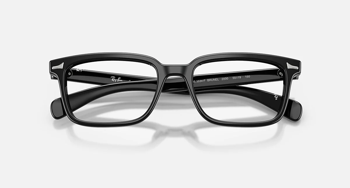 Gọng kính chữ nhật Ray-Ban RX 5534 F 2000 BRUNEL OPTICS