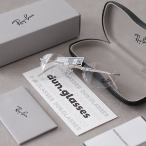 Mắt kính oval không viền Ray-Ban RX 3767