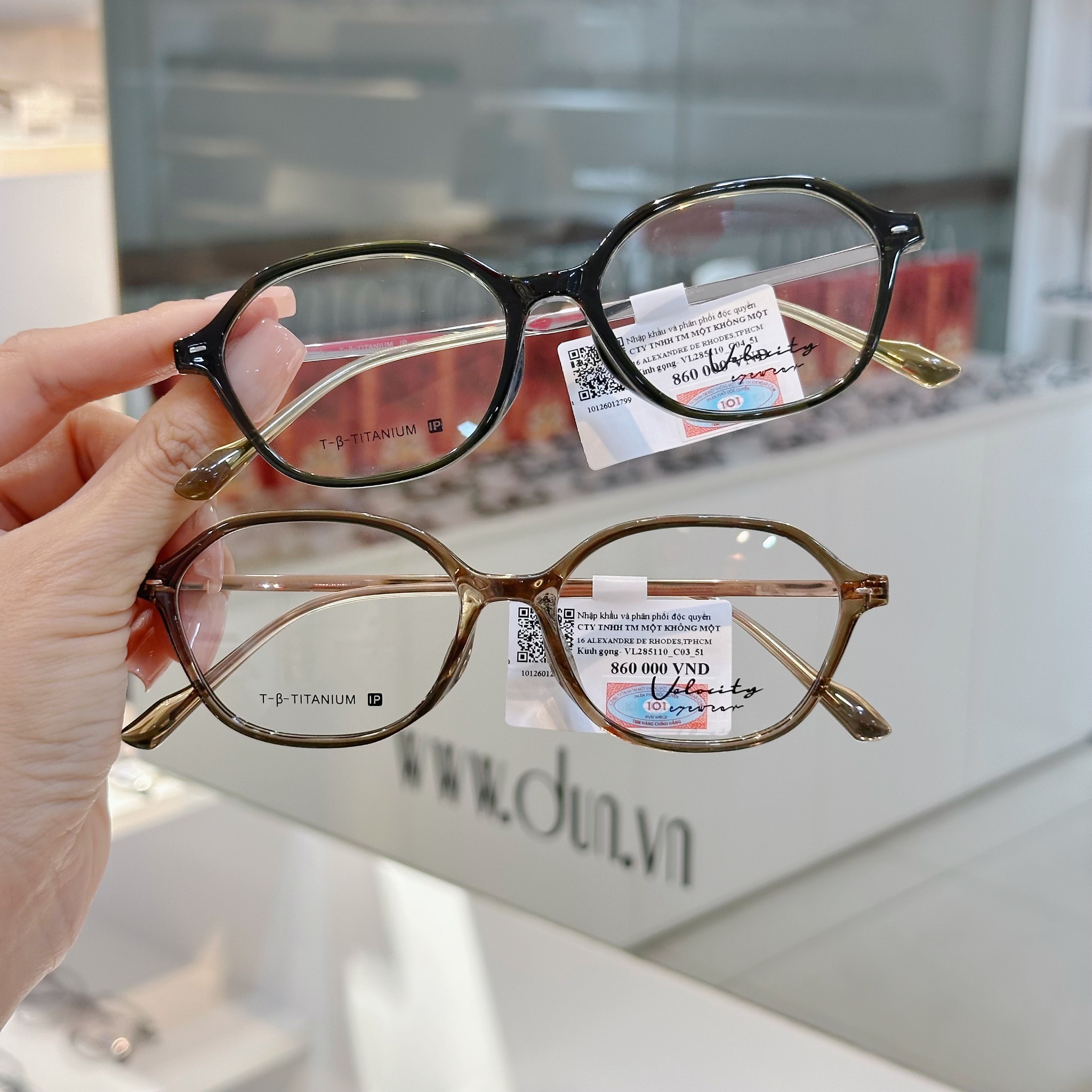 Mắt kính Velocity beta titanium VL 285110 - Ảnh 2